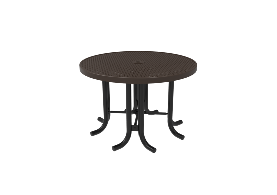 Perforated Steel Round Patio Table